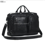 Fashion Multi-Function Full Grain Genuine Leather Travel Bag Men's Leather Luggage Travel Bag Duffle Bag Large Tote Weekend Bag