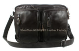 Fashion Multi-Function Full Grain Genuine Leather Travel Bag Men's Leather Luggage Travel Bag Duffle Bag Large Tote Weekend Bag