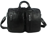 Fashion Multi-Function Full Grain Genuine Leather Travel Bag Men's Leather Luggage Travel Bag Duffle Bag Large Tote Weekend Bag