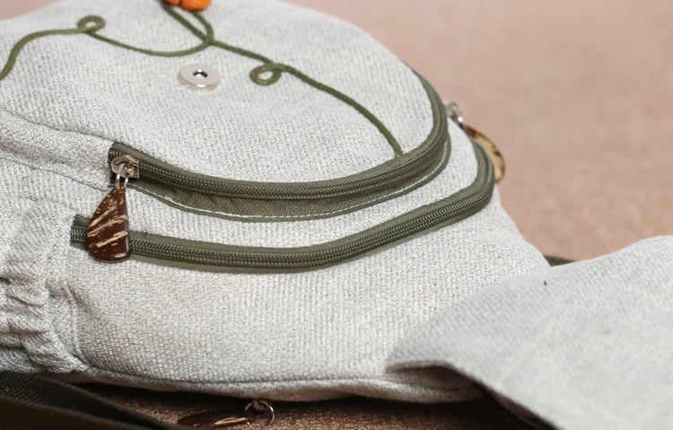 Luxury 3D Pumpkin Pattern Women Travel Backpack High Quality Linen Female Backpack Fashion Prettry Style Girls Daypack Backpack