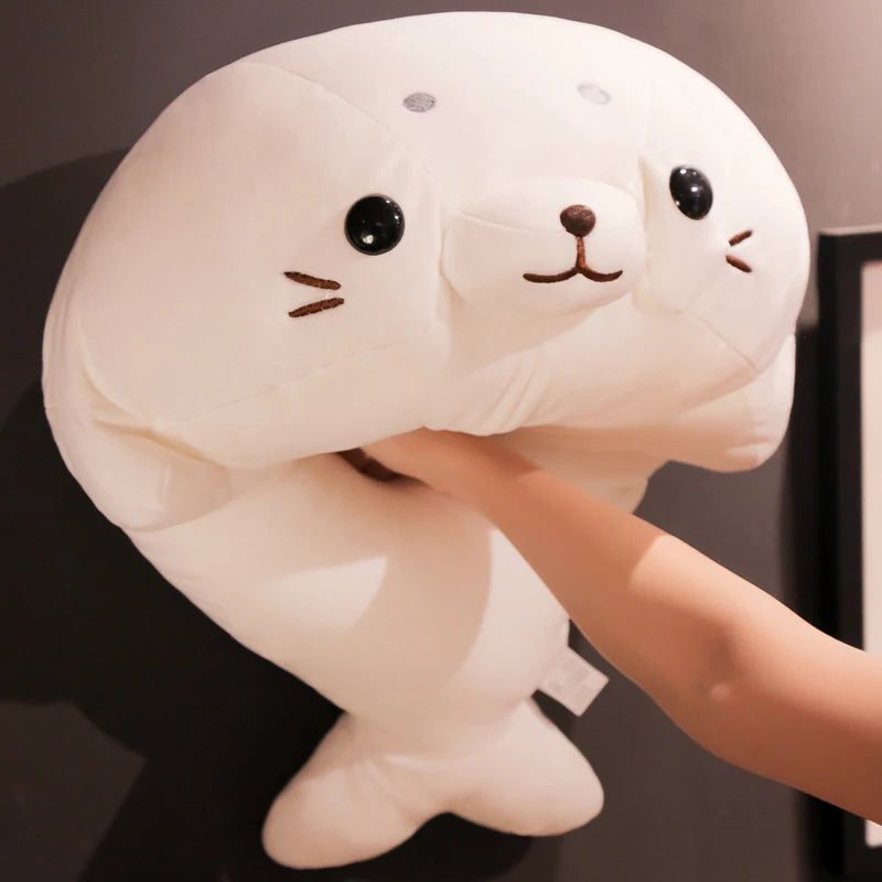 Kawaii Seal Plush Pillow Toy | 50–60cm Marine Animal Doll