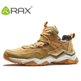 Rax Hiking Shoes Men Waterproof Trekking Shoes Lightweight Breathable Outdoor Sports Sneakers for Men Climbing Leather Shoes
