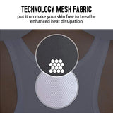 USA-Made Breathable Side-Buckle Mesh Chest Binder – Lightweight Summer Tank Top