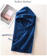 Women's Wool Blend Beanie & Hooded Scarf Set