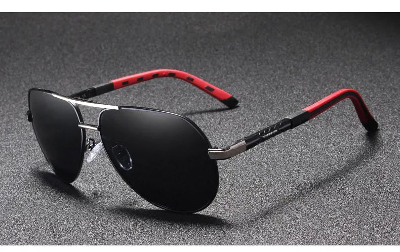 KINGSEVEN Vintage Polarized Pilot Sunglasses for Men