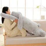 Lovely Giant Animal 90cm 120cm Soft Cartoon Big Ear Bunny Plush Toy Rabbit Stuffed Pillow Girl Gift
