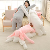 Lovely Giant Animal 90cm 120cm Soft Cartoon Big Ear Bunny Plush Toy Rabbit Stuffed Pillow Girl Gift