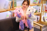 25-100CM Giant Size Unicorn Plush Toy Soft Stuffed Cartoon Unicorn Dolls Animal Horse High Quality Birthday Gift