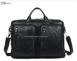 Fashion Multi-Function Full Grain Genuine Leather Travel Bag Men's Leather Luggage Travel Bag Duffle Bag Large Tote Weekend Bag