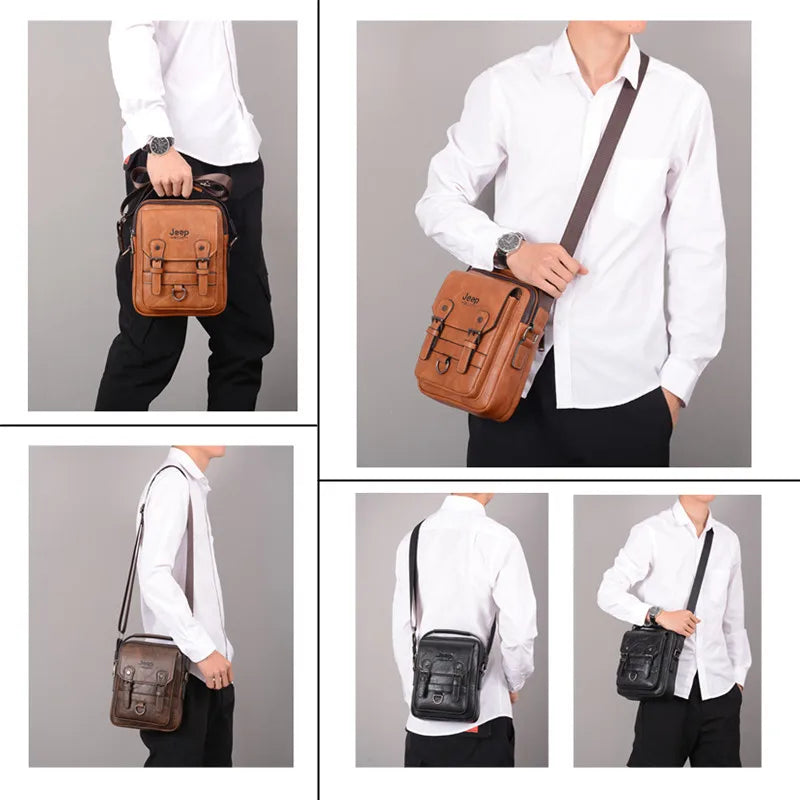 Professional Leather Business Messenger Bag