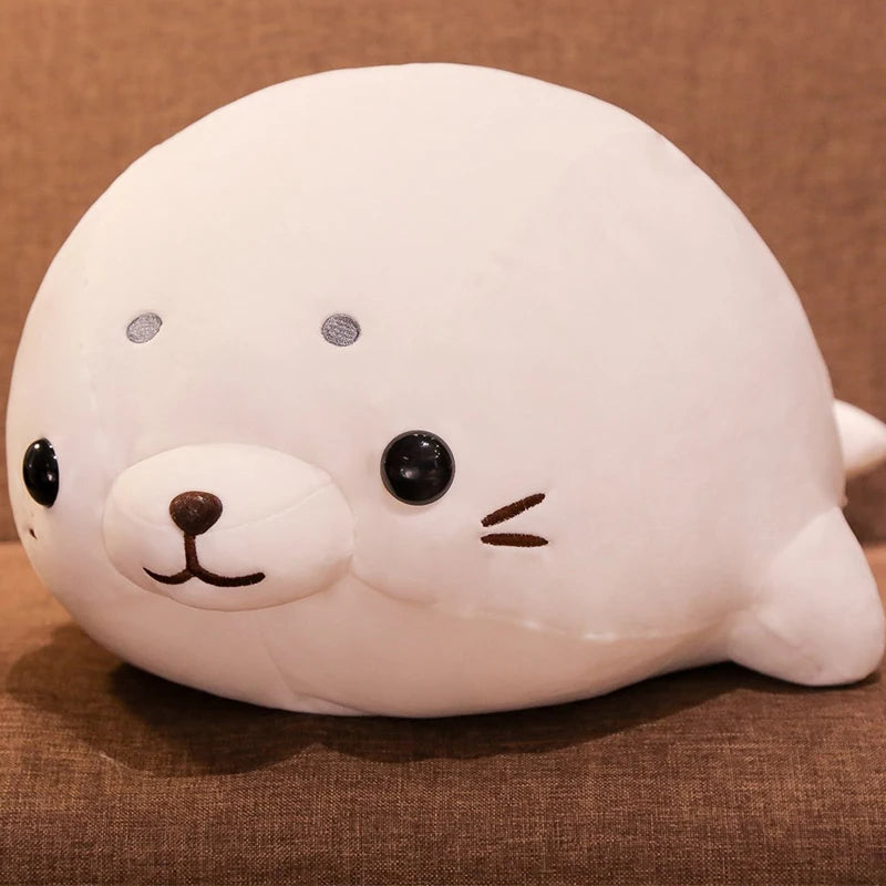 Adorable Sea Lion Plush Stuffed Animal Pillow Toy