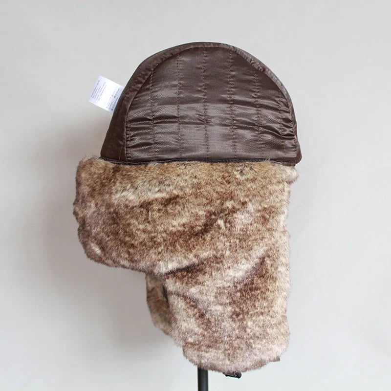 Men's Winter Ushanka Bomber Hat with Ear Flaps | Unisex