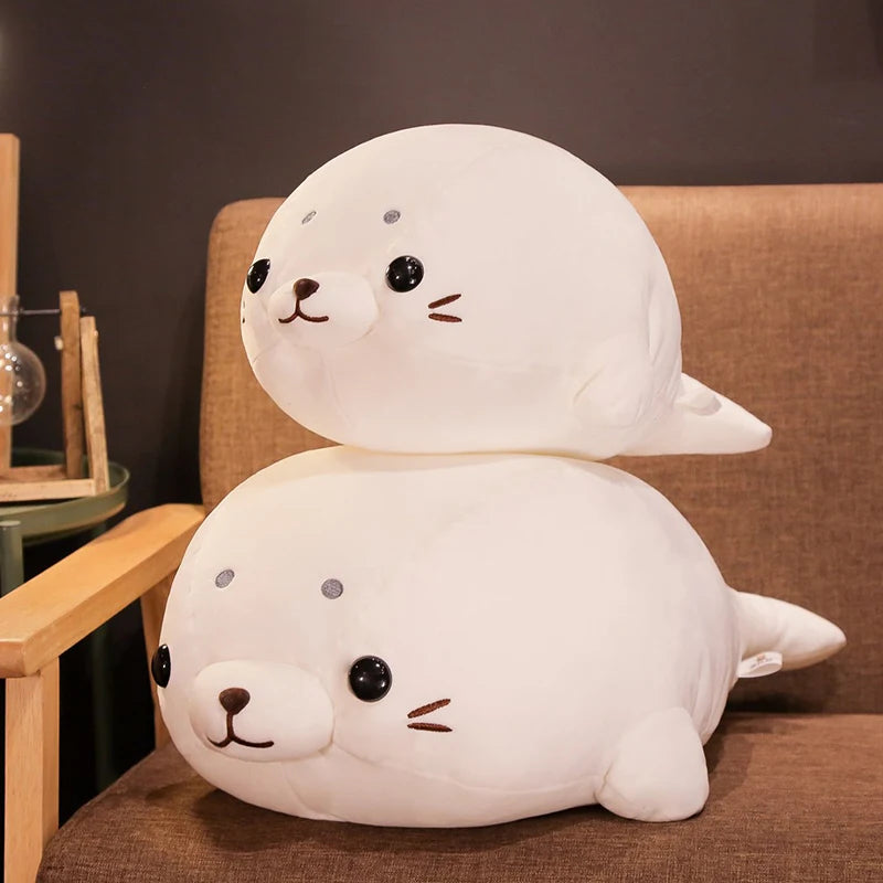 Adorable Sea Lion Plush Stuffed Animal Pillow Toy