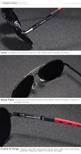 KINGSEVEN Vintage Polarized Pilot Sunglasses for Men