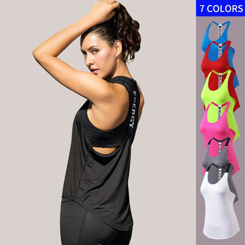 Women’s Open-Back Performance Gym Top