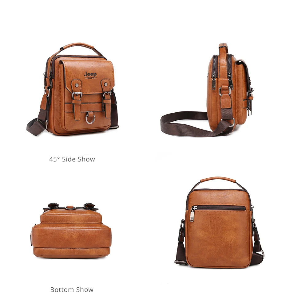 Professional Leather Business Messenger Bag