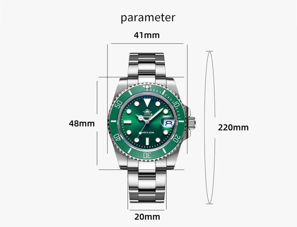 ADDIESDIVE H3 Ceramic Bezel Diver Watch | 200M | BGW9 Luminous
