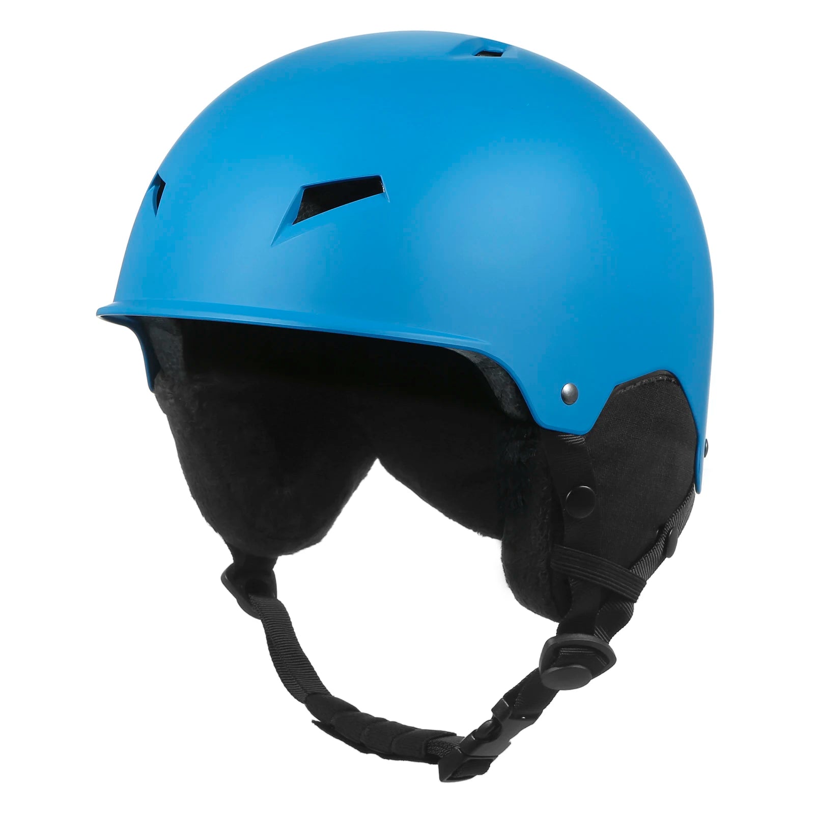 Winter Snow Helmet with Detachable Earmuffs