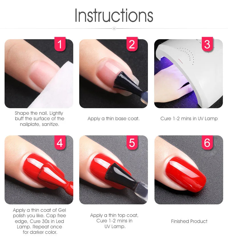 CANNI HEMA-Free Gel Polish Kit | Jelly, Nude & Rubber Base