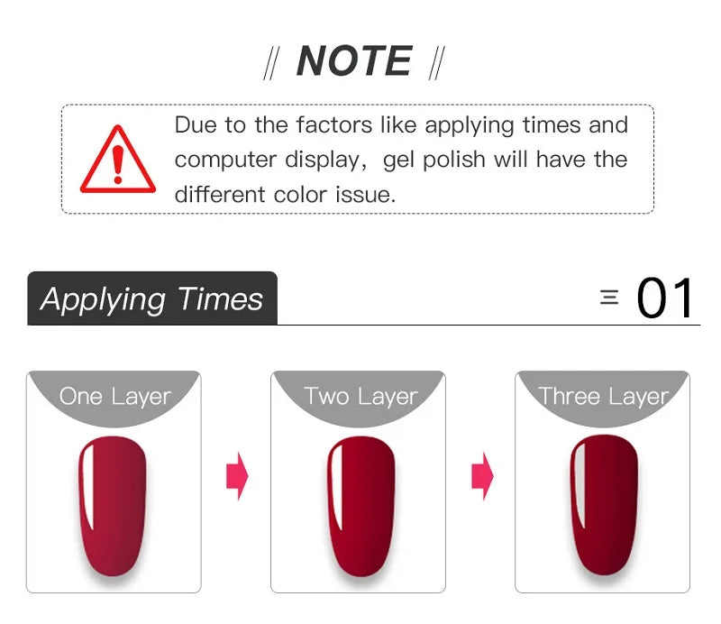 Eleanos 60-Piece Jelly Opal Gel Polish Set