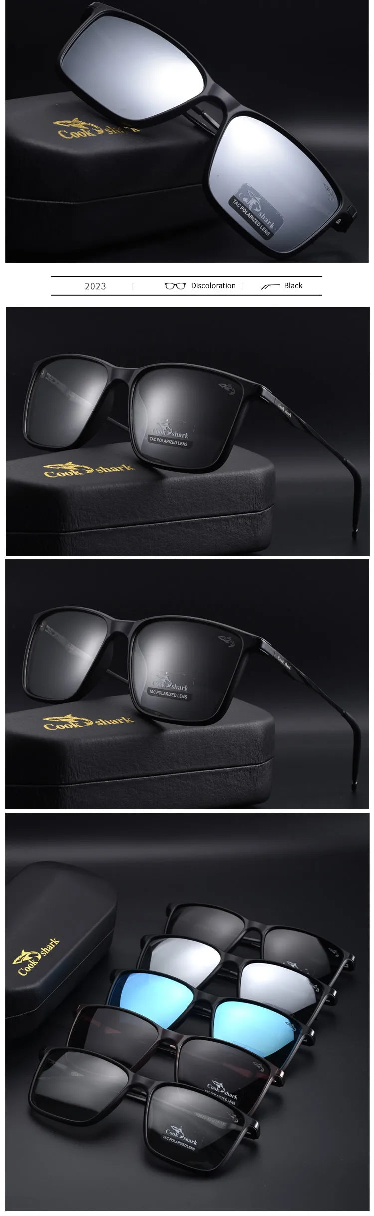 Cook Shark Polarized Sunglasses | UV400 & Photochromic