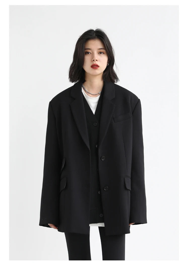 Women's Relaxed V-Neck Cotton-Blend Cardigan