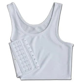 USA-Made Breathable Side-Buckle Mesh Chest Binder – Lightweight Summer Tank Top
