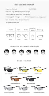 Cook Shark Polarized Aluminium Sunglasses for Men