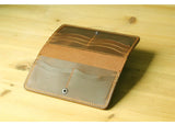 Handmade Vintage Crazy horse Genuine Leather Wallet men Leather long wallet clutch bag male purse money clips money bag