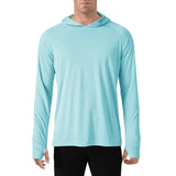 TACVASEN Men's Quick-Dry Long Sleeve Hooded T-Shirt