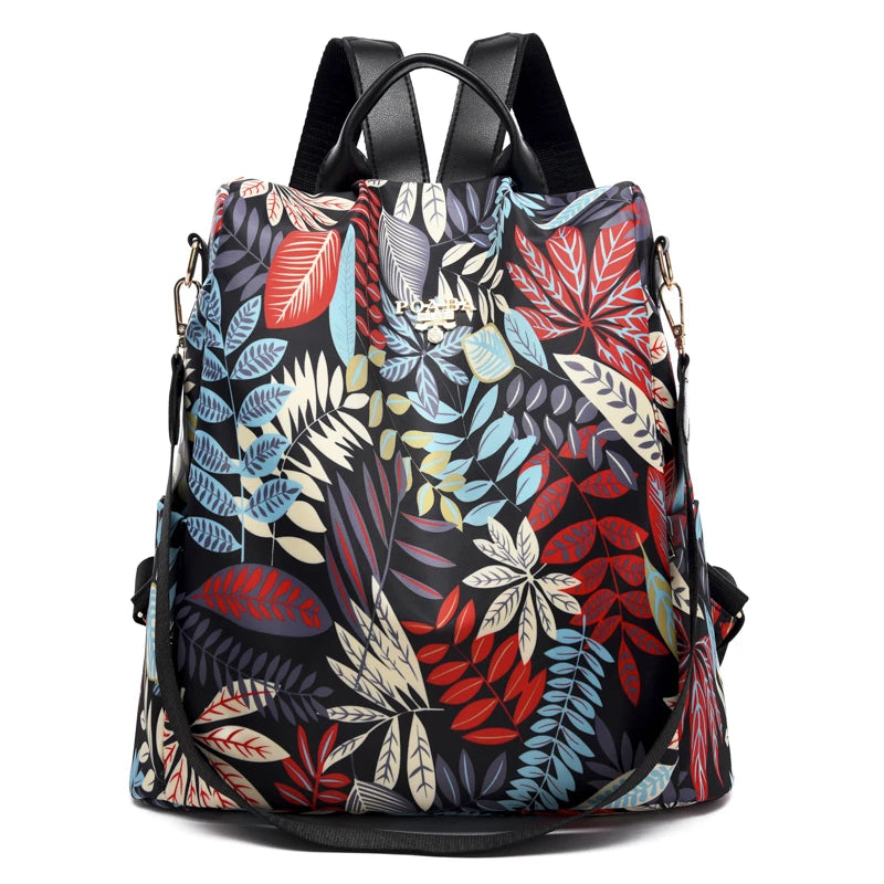Women's Oxford Backpack with Organizer Pockets