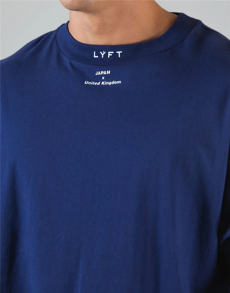 Men's Oversized Cotton Tee – Gym, Street & Everyday Style