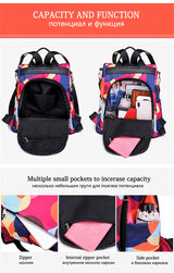 Women's Oxford Backpack with Organizer Pockets