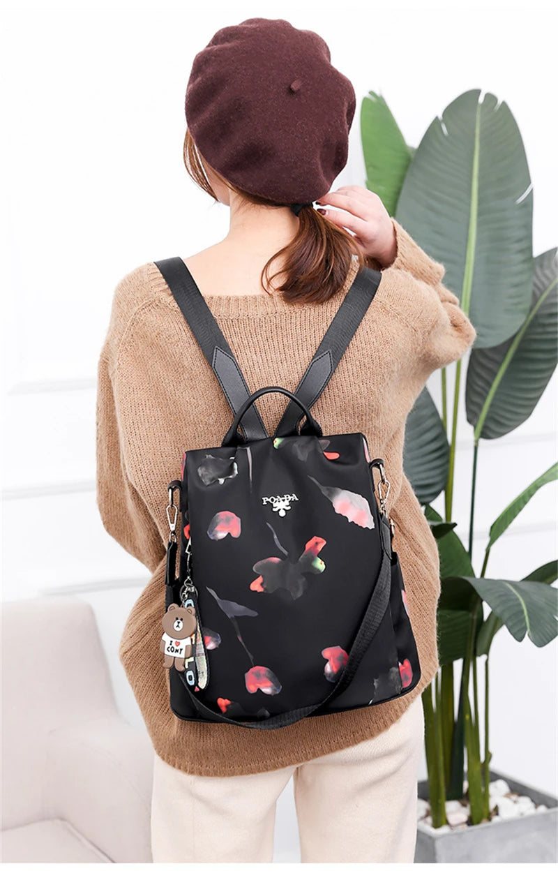 Women's Oxford Backpack with Organizer Pockets
