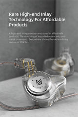 KZ EDX Pro Wired In-Ear Monitor Earphones | HiFi