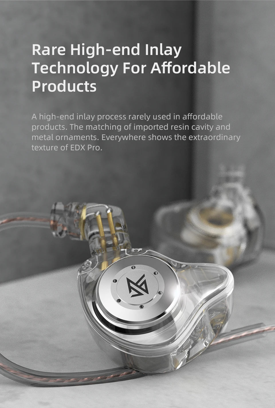 KZ EDX Pro Wired In-Ear Monitor Earphones | HiFi