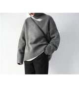 Women's Relaxed Mock Neck Knit Sweater