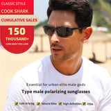 Cook Shark Polarized Aluminium Sunglasses for Men