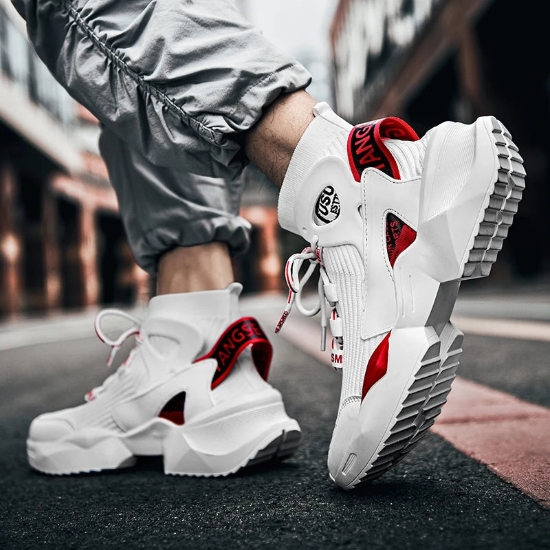 High-Top Breathable Sport Sneakers