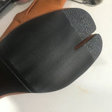 Luxury Leather Tabi Split Toe Ankle Boots - Women's High Heel