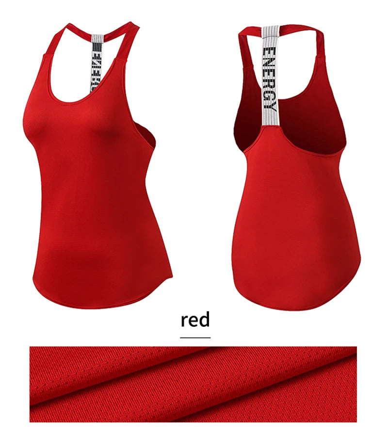 Open-Back Activewear Workout Tank