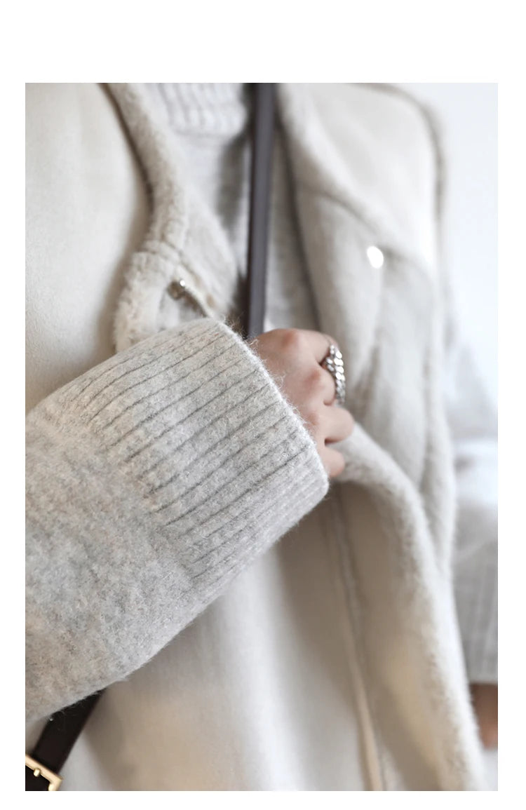 Women's Relaxed Mock Neck Knit Sweater