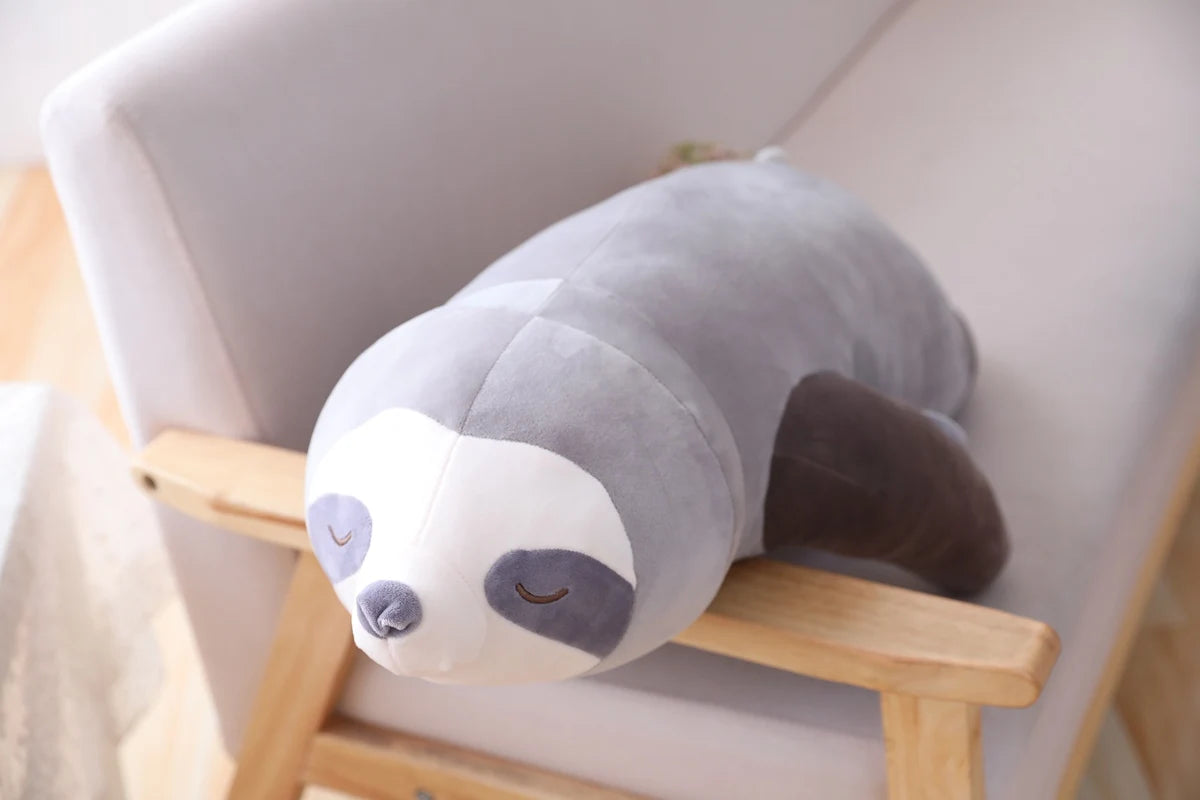 65-100cm Super Soft Stuffed Sloth Toy Plush Cute Sloths Soft Toy Animals Plushie Doll Pillow Birthday Gift
