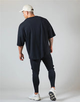 Men's Oversized Cotton Tee – Gym, Street & Everyday Style