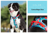 Truelove Dog Harness – Camo Reflective Nylon, All Breeds
