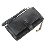New Women Wallets Fashion Long PU Leather Top Quality Brand Card Holder Classic Female Purse Zipper Wallet For Women