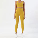Women's Yoga Set with Sports Bra & High-Waist Leggings