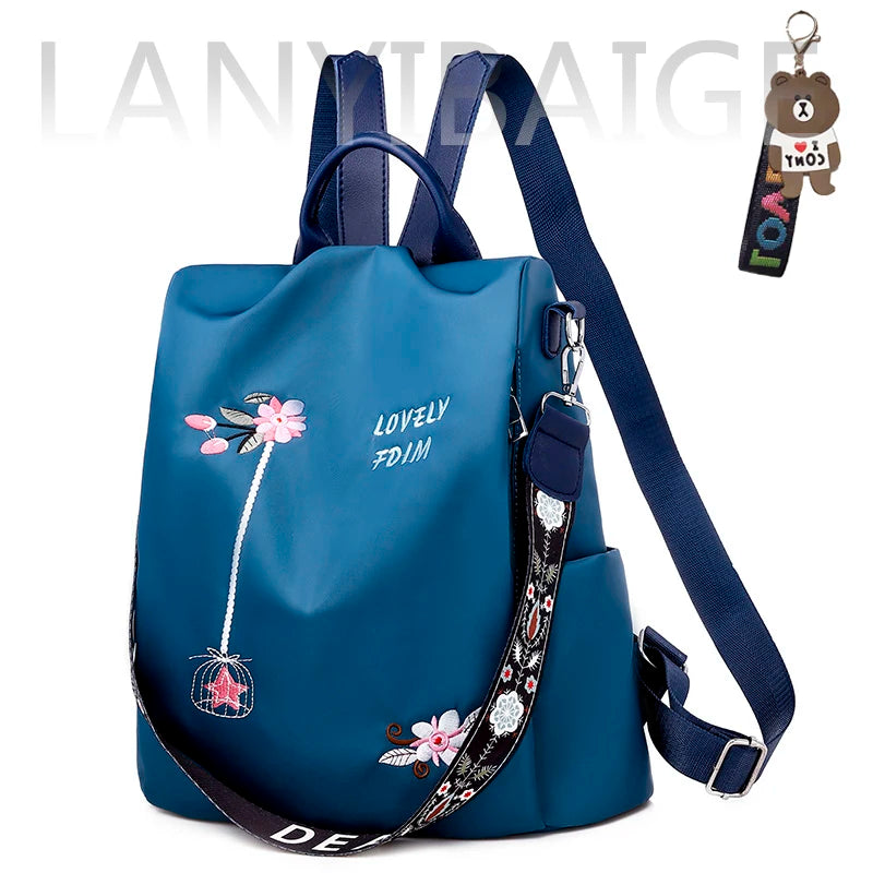 Women's Oxford Backpack with Organizer Pockets