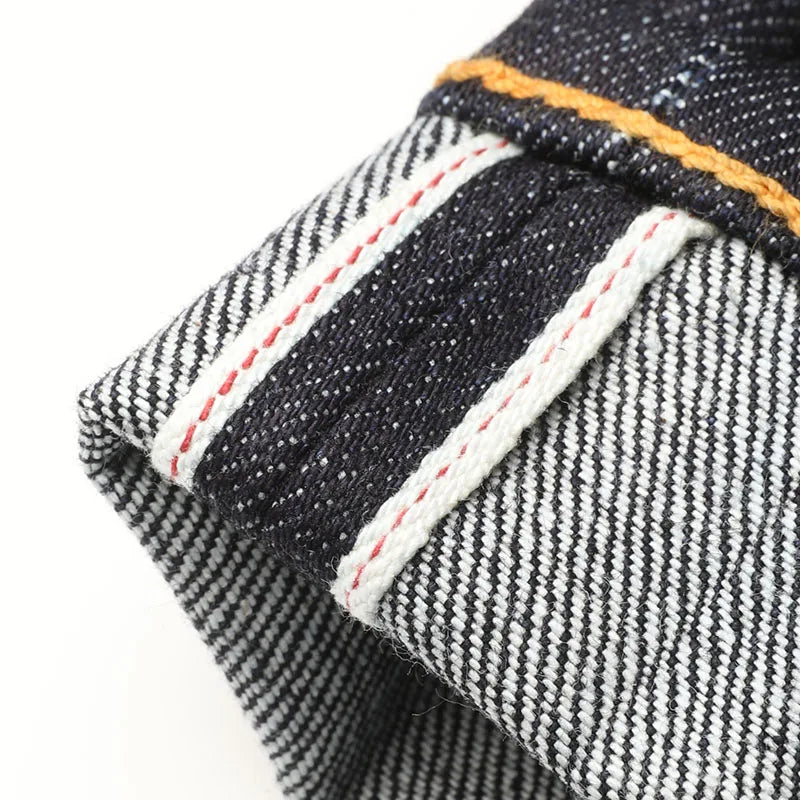 RedTornado 14oz Raw Indigo Selvedge Jeans – High Waist Loose Fit