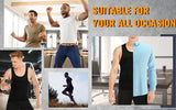 Mens Slimming Body Shaper Shapewear Abs Abdomen Compression Shirt to Hide Gynecomastia Moobs Workout Tank Tops Undershirts